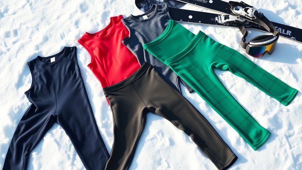 top skiing thermal underwear
