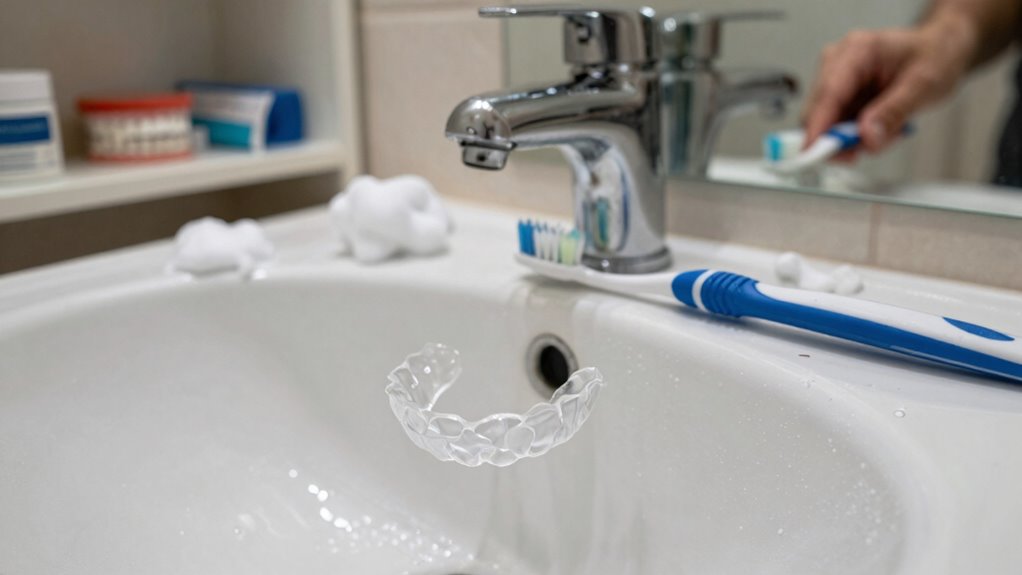 avoid damaging aligner cleaning methods