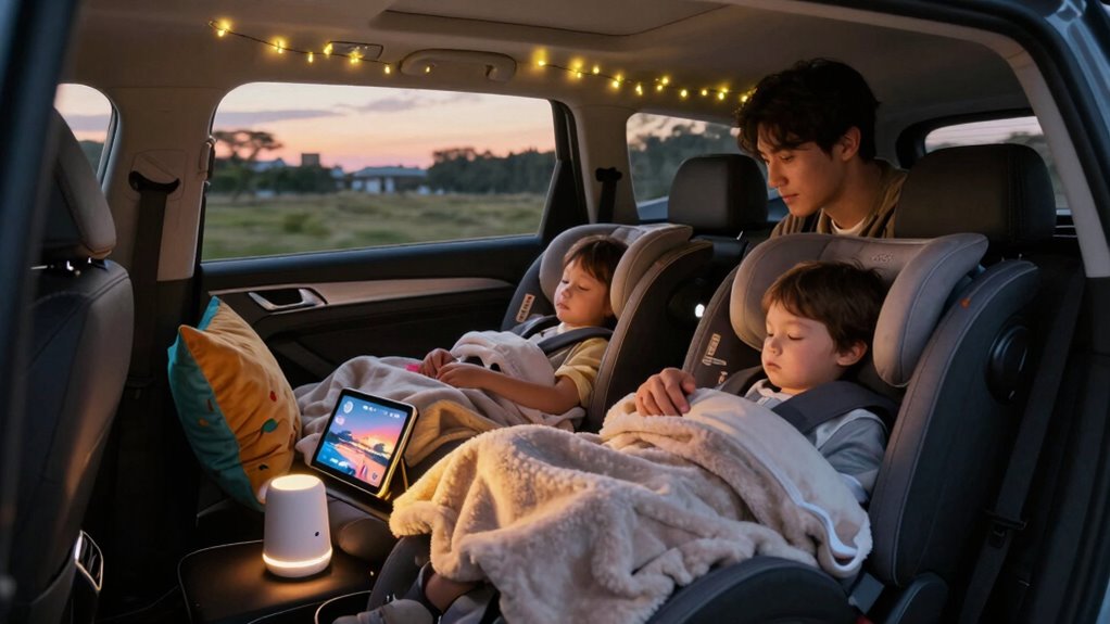 comfortable travel sleep environment