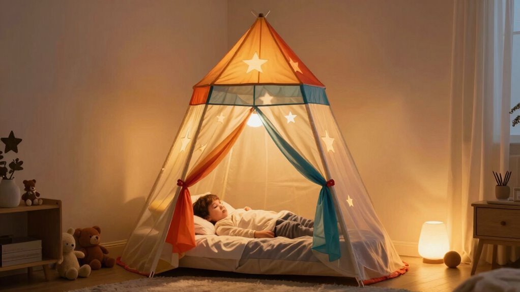 cozy distraction free sleep environment