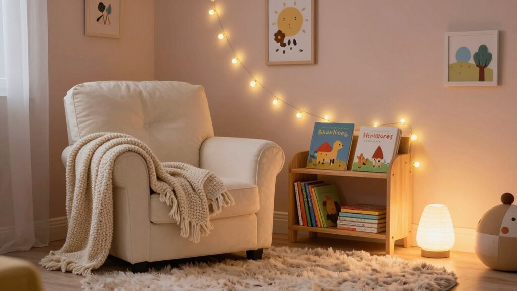 cozy peaceful bedtime environment