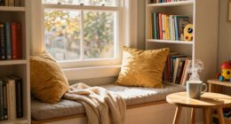 cozy space encourages reading