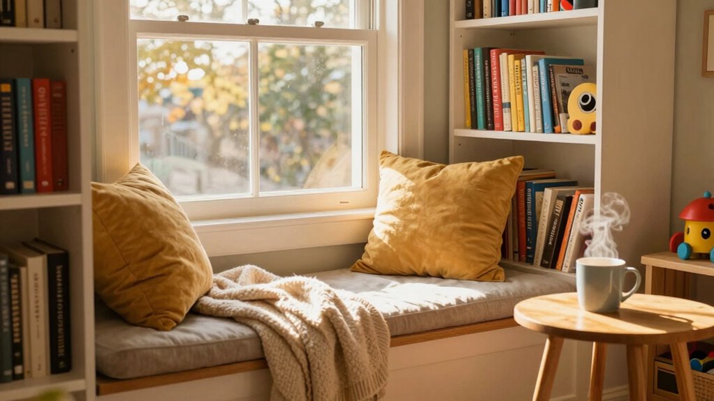 cozy space encourages reading