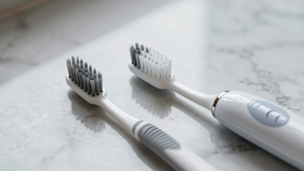 gentle circular brushing technique