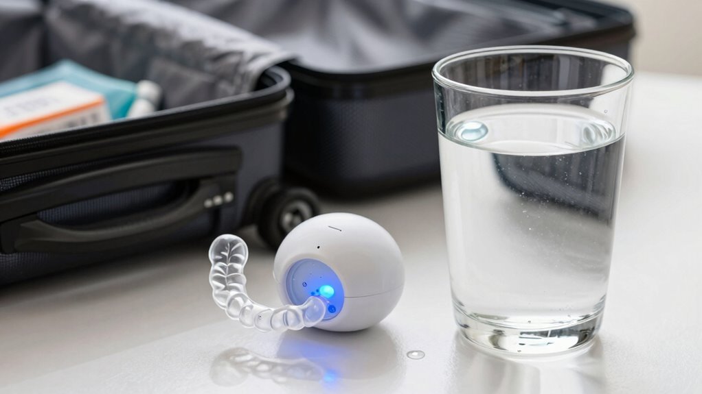 keep retainer clean while traveling