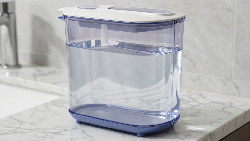 large tank capacity and convenience