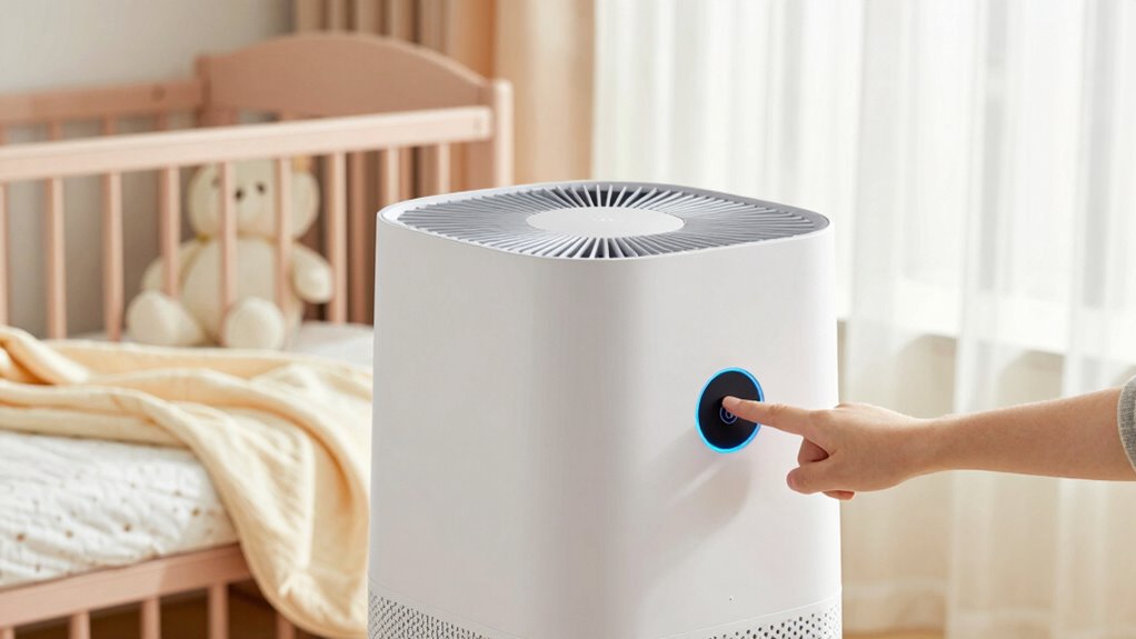 nursery air purifier features