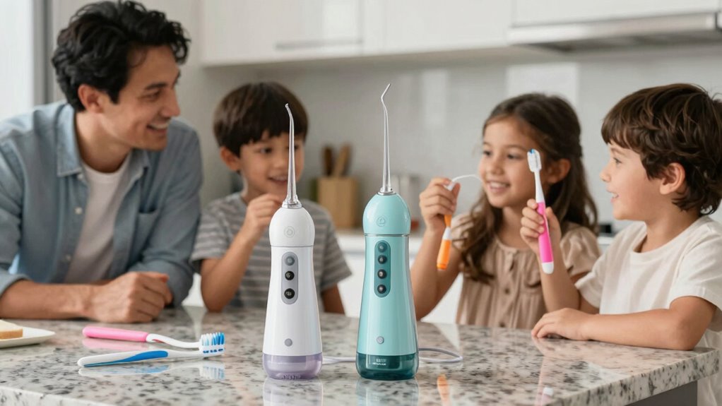 portable flossers promote consistency