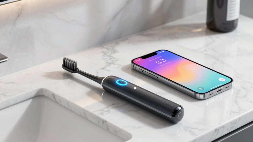proper brushing with smart tech