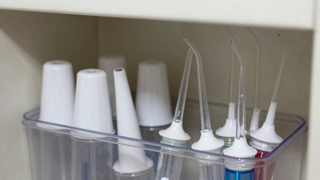 proper water flosser tip storage