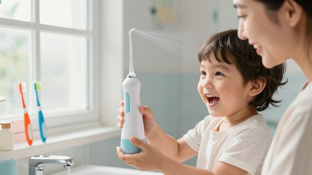 proper water flossing techniques