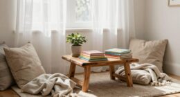 quiet comfortable reading environment