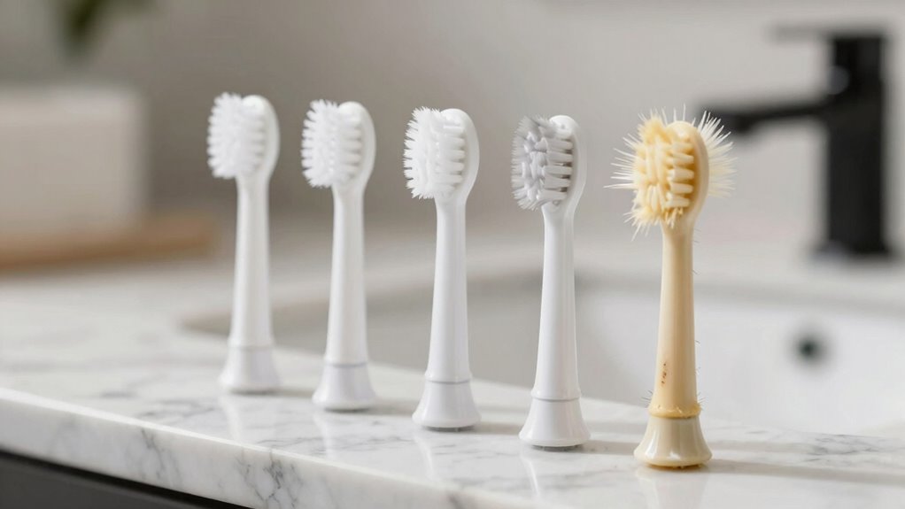 replace brush heads regularly