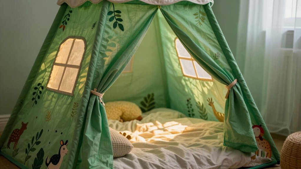 safe fun breathable bed tent