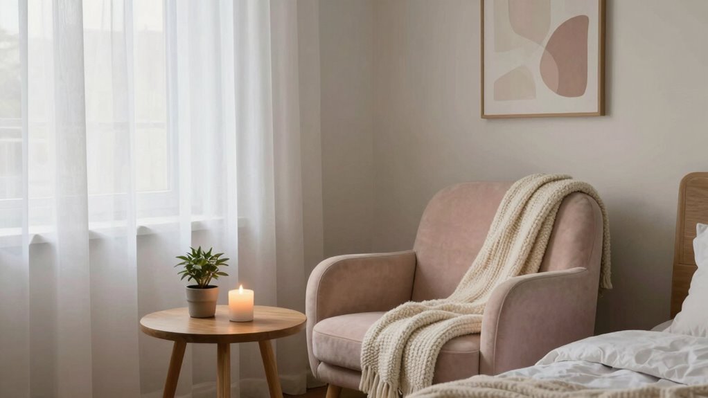 small room calming space