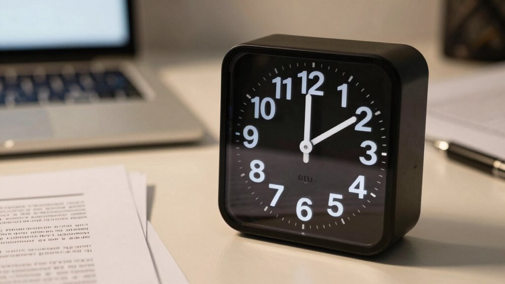 timer helps maintain focus