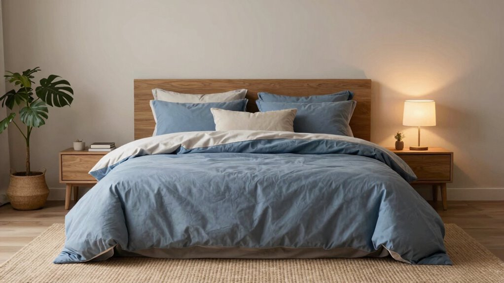 calm colors and decor