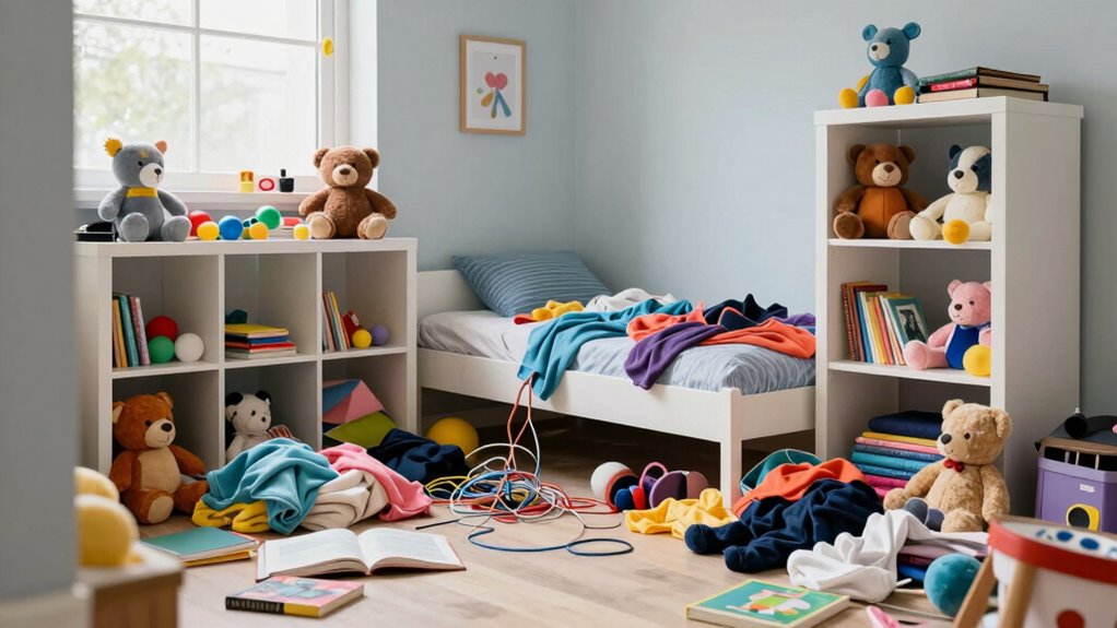 calm organized sleep environment