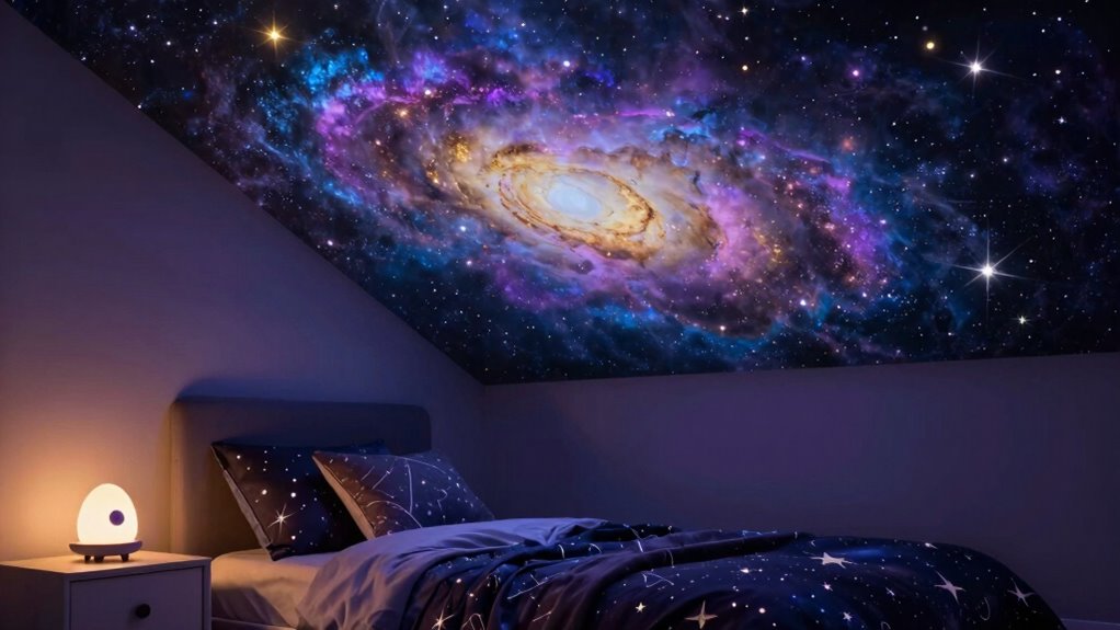 celestial themed bedroom decoration ideas