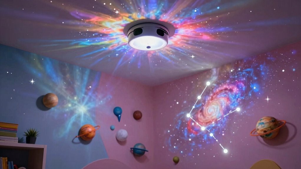 colorful immersive space experience