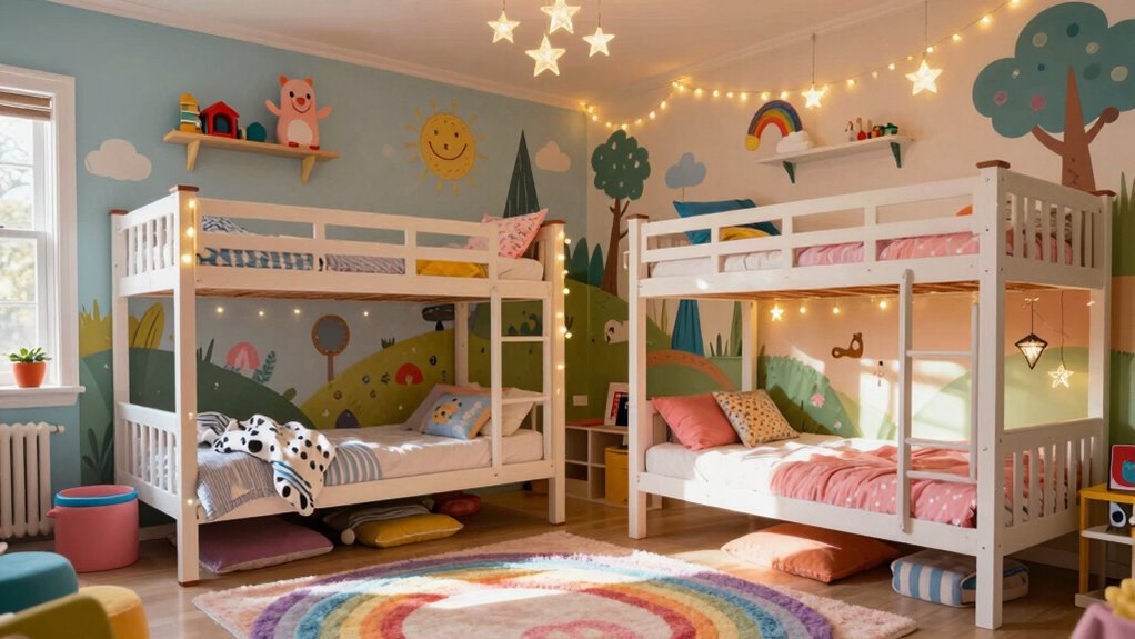 creative colorful sibling space