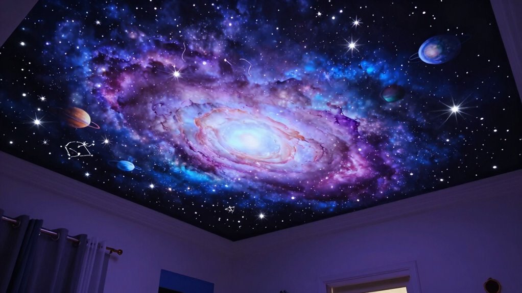 galaxy ceiling sparks curiosity