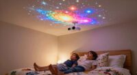 kids enjoy ceiling projectors