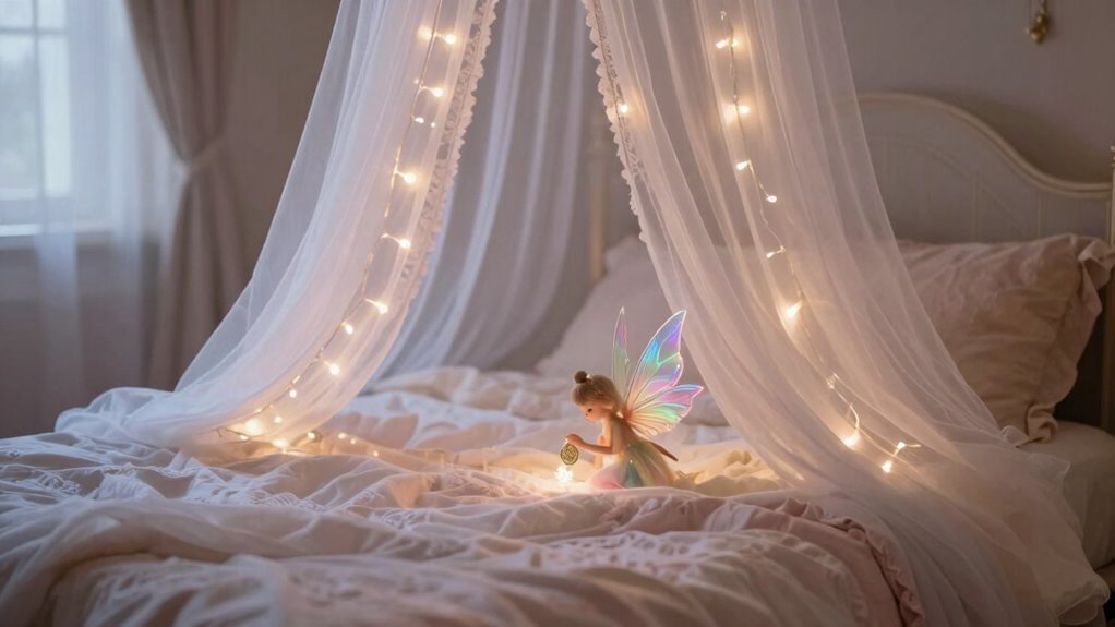 magical fairy bedtime setting