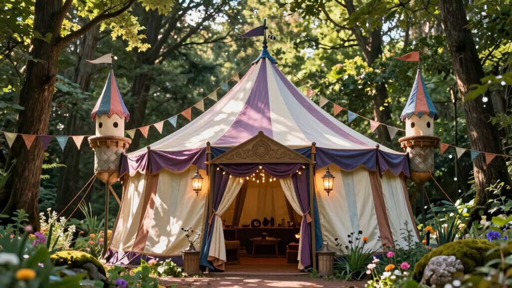 magical lighting and themed decor