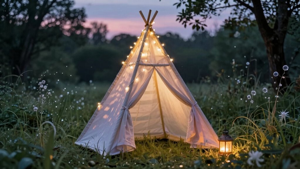 magical safe outdoor tent placement