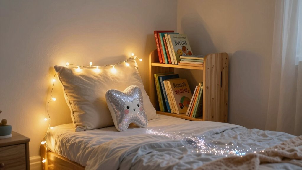 organized quiet reading space