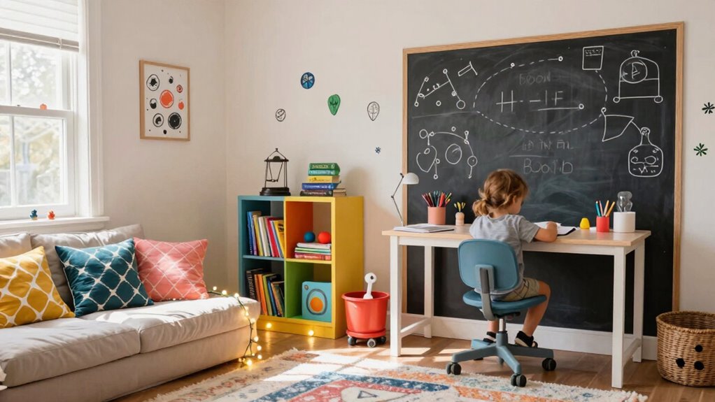 personalized creative sibling space