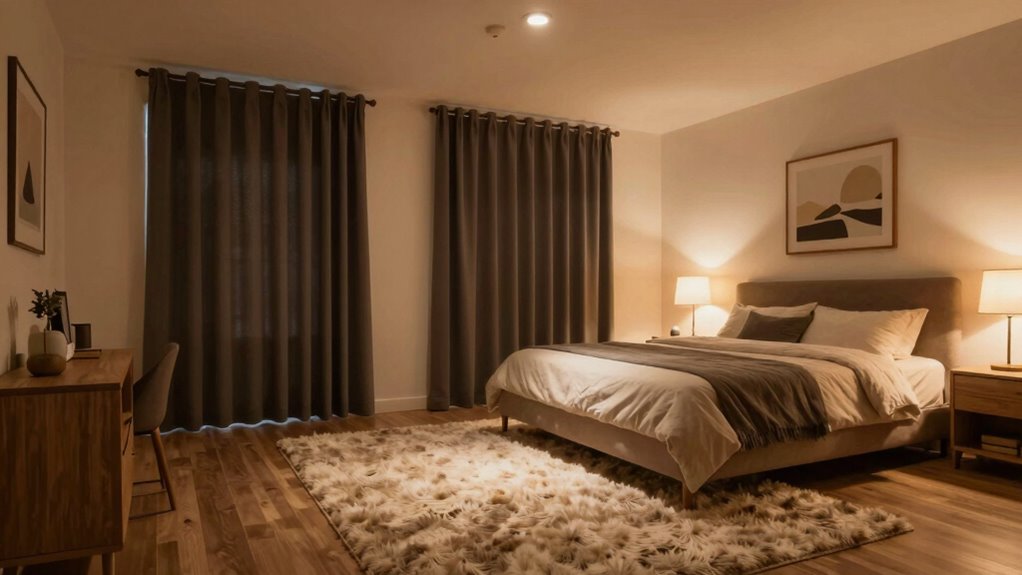 safe bedroom furniture arrangement