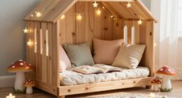 tiny fairy themed reading spaces