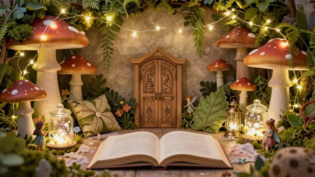 whimsical fairy garden accents