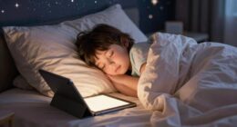 audio stories encourage morning delay