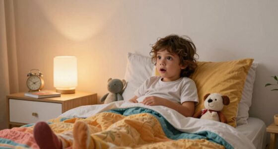 calm child adjust bedtime
