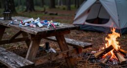 camping disrupts brushing routines