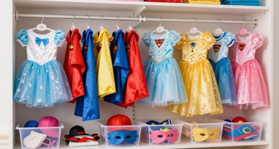 child friendly costume storage