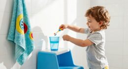 child friendly toothbrush storage