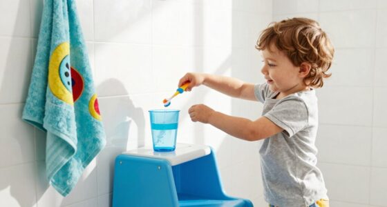 child friendly toothbrush storage