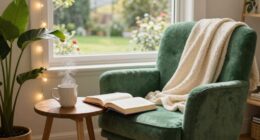 comfortable reading environment