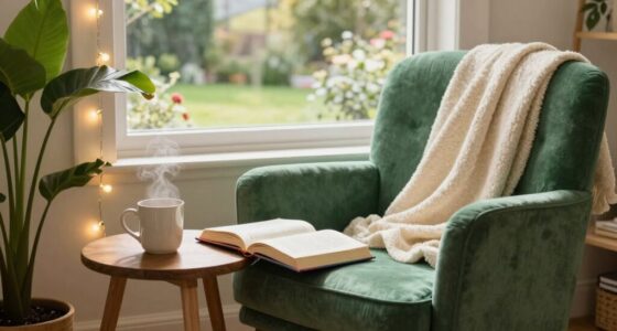 comfortable reading environment