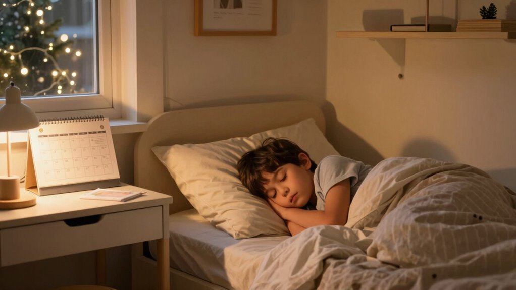 consistent bedtime calming routines