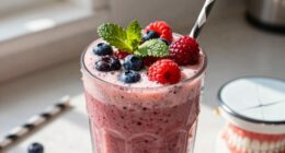 consuming sugary summer smoothies