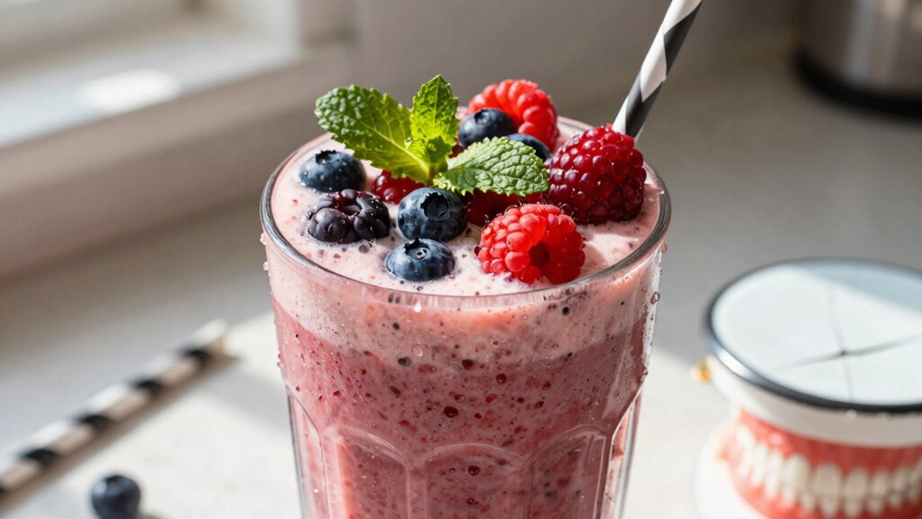 consuming sugary summer smoothies