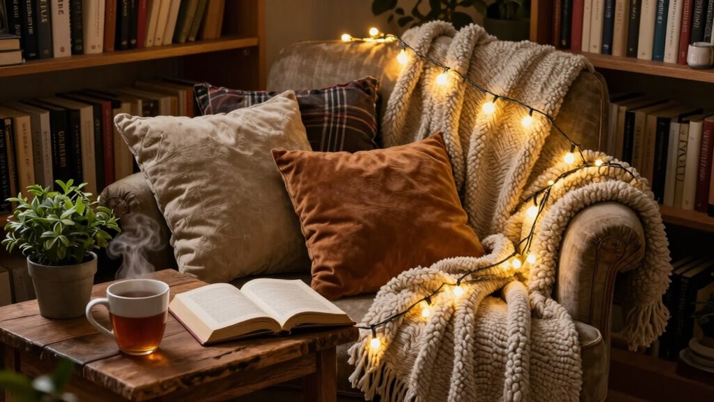 cozy personalized reading sanctuary