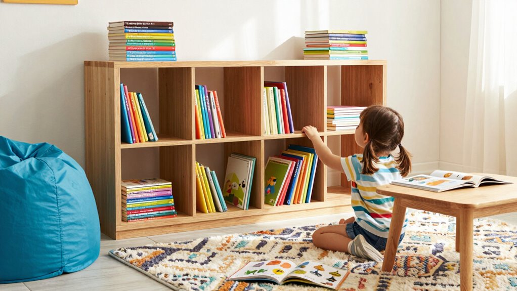 encourage natural book exploration