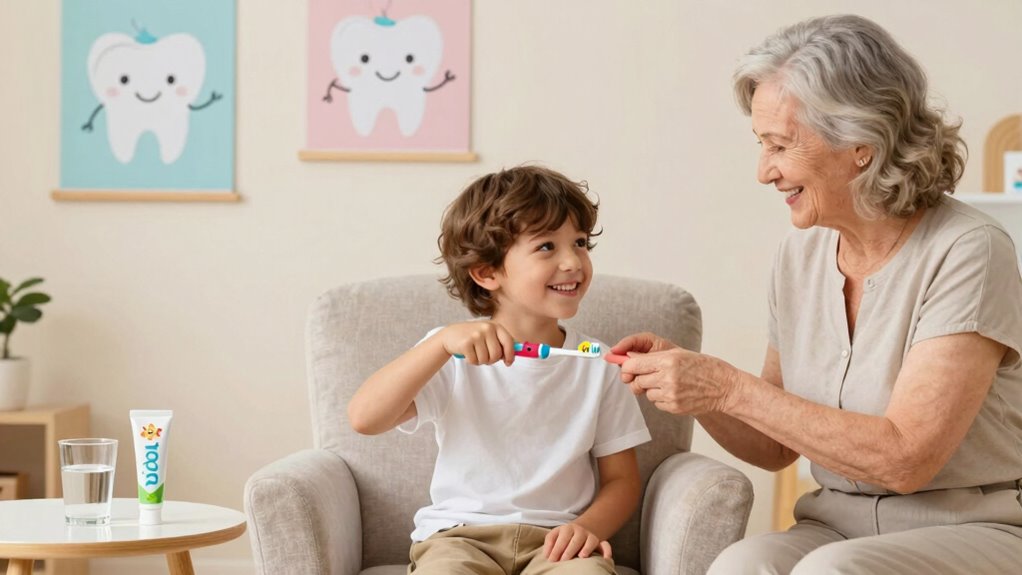 encouraging kids oral hygiene