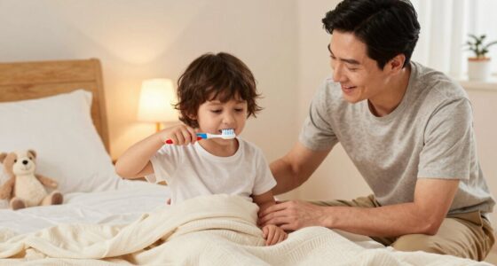 ensuring kids follow brushing